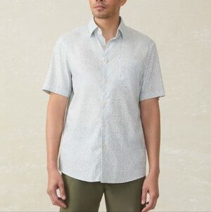 Faherty Reserve Monterey Button Down Shirt Sleeve Faherty Movement
